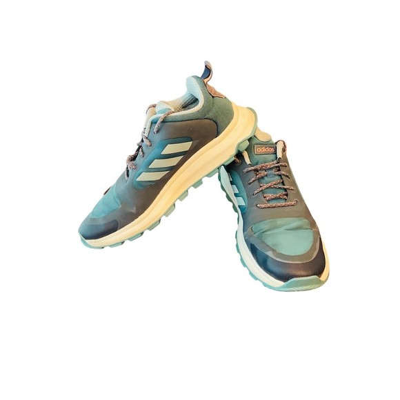 Adidas Women's Response Trail X Running Shoe EF0529 Stylish Turquoise Sz 9 - Picture 1 of 7